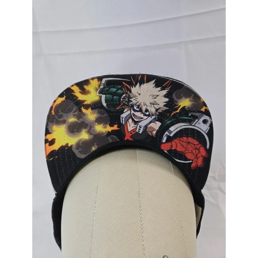 My Hero Academia Katsuki Bakugo Suit Up Cosplay Snapback Cap Hat Official